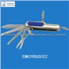 9 in 1 stainless steel knife with plastic part embeded(EMK09RU0002)