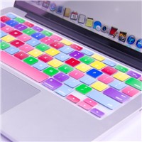 JRC seven candy color silicone keyboard dust cover skins for Macbook Air/Retina