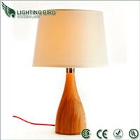 Beautiful wooden table lamp