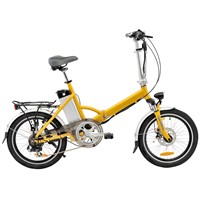 Portable folding electric bicycle