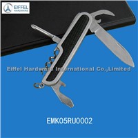 5 in 1 Gift knife with plastic handle/good for promotion (EMK05RU0002)