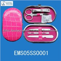 5pcs gift manicure in pink case(EMS05SS0001)