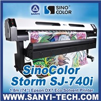 1.8m DX7 Inkjet Printer,Sinocolor SJ740i,Easy Maintenance, Promotion Model
