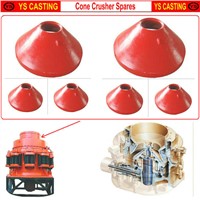 Heat process casting cone crusher bowl liners