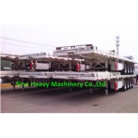 SHMC 3 FUWA AXLES Utility Semi-trailer Q235 Material 50T (Hot sales)\