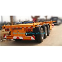 SHMC 3 AXLES 60T SKELETON TRAILER To transport Container box 13000X2500X1650mm  STRONG FRAME
