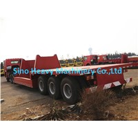 ISO CCC STRONG FRAME  3 AXLES gooseneck Lowbed Trailer To transport  EQUIPMENT 45T (Hot sales