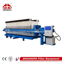 Automatic shaking filter press for wastewater treatment, better dewatering effect