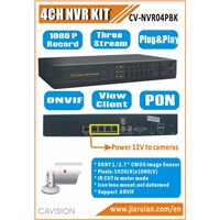 CV-NVR04PBK 4CH 1080P NVR Kit