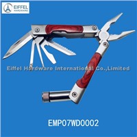 High quality middle size multi plier with LED torch/closed size 9.3cm L(EMP07WD0002)