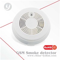 GSM smoke detector for home use support 10 group cell phone and SMS