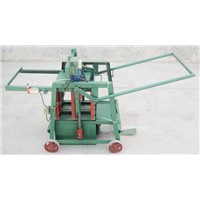 Semi-automatic cinder hollow block machinery from China manufacture patented technology