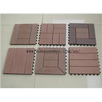WPC decking tiles.(100% recycled, environmental friendly, saving forest resources)