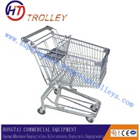 Best Selling Zinc Plating 60L German Type Shopping Trolley