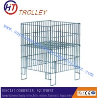 Factory Direcy Sales Supermarket Wire Dump Bin Coated Metal