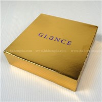 Foldable Golden Paper Box