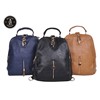 Classic PU leather backpack for ladies