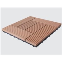 Easy install and eco-friendly WPC interlocking outdoor tile