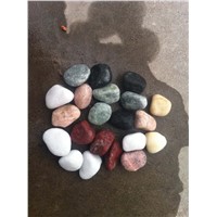 Assorted color pebbles