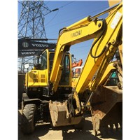 Used Wheel Excavator Hyundai R60W-7 / Wheel Excavator Hyundai R60W-7