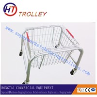 Supermarket Shopfitting Metal Shopping Basket Support Holder