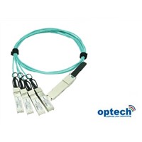 40Gbps QSFP+ to 4x SFP+ Fanout/Breakout Cable