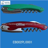 Hot sale wine opener ,handle color can be customized (EBO02PL0001)