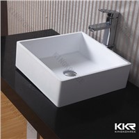 Bathroom Above counter top basin, acrylic resin wash basin
