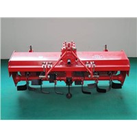 Agricultural tractor stubble rotary tiller