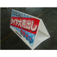 plastic hollow poster
