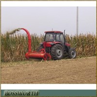 Tractor silage harvester
