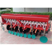 9 rows wheat  seeder and fertilizer
