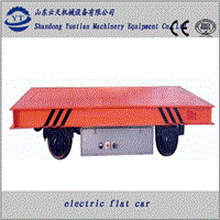 Chinese manufacturers high efficiency electric flat rail car for industrial transfer