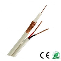 High Quality CCTV Coaxial Cable RG59 +2C / RG59 Siamese With Power Security Cable / Koaxial Kabel
