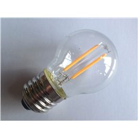 dimmable 2pcs epistar led bulb e27 1.5w 220v G45 led filament light bulb