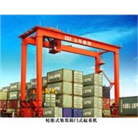 High Quality Rubber-tyred Container Portal Crane