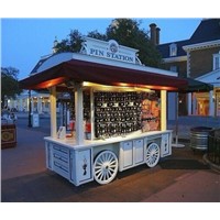 moveable retail shop street juice kiosk food cart coffee outdoor kiosk