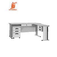 L Shaped Office Desk with Drawer