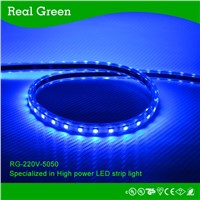 220V SMD5050 Blue LED strip light