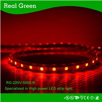 220V SMD5050 Red LED strip light