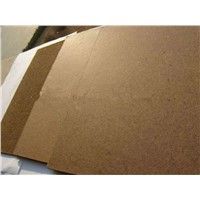 dark brown hardboard 4x8 with smooth surface and rough back