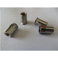 China stainless steel small countersunk head half hexagon rivet nuts