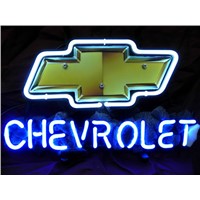 New T591 CHEVY CHERVOLET handicrafted real glass tube neon light beer lager bar pub club sign.