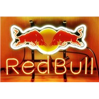New T717 Red Bull Redbull handicrafted real glass tube neon light beer lager bar pub club sign.