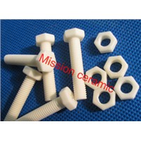 Alumina ceramic bolt and nut
