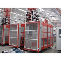 CE Certificated SC200/200 Double Cage Construction Elevator Manufacturer