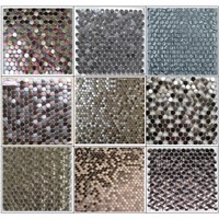 Penny Round Stainless Steel Mosaic