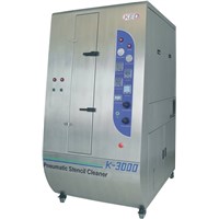 Pneumatic silk screen cleaning machine
