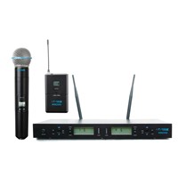 Yam Wm2000 Dual Channels Wireless Microphone UHF Wireless System