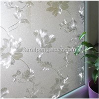 Frosted UV static cling 3D transparent sunscreen glass window film
